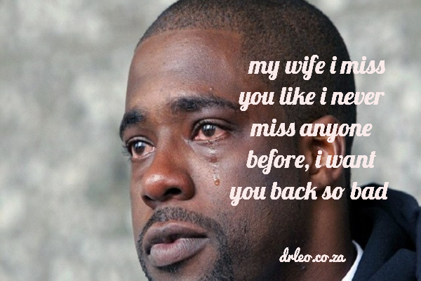 African Wicca spell to bring my wife back